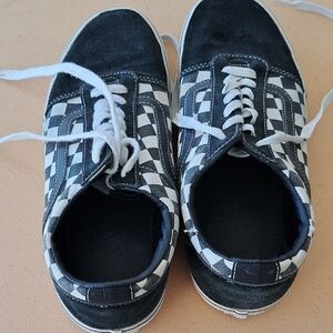 Vans Black and White Checkered Sneakers